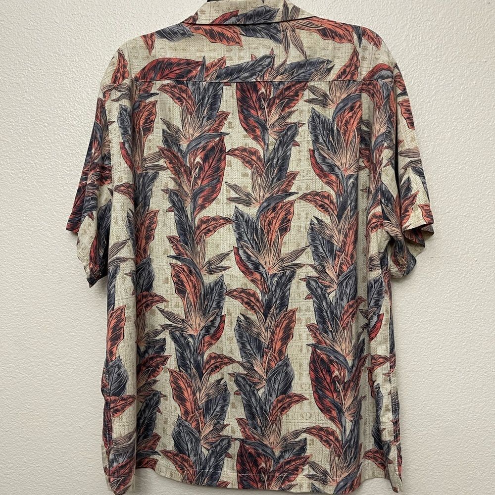 Caribbean Silk Blend Hawaiian Shirt Size XL - Picture 3 of 6